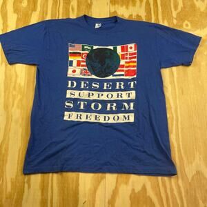 Vintage 90s Gulf War Operation Desert Storm T-Shirt – Single Stitch – Men’s L